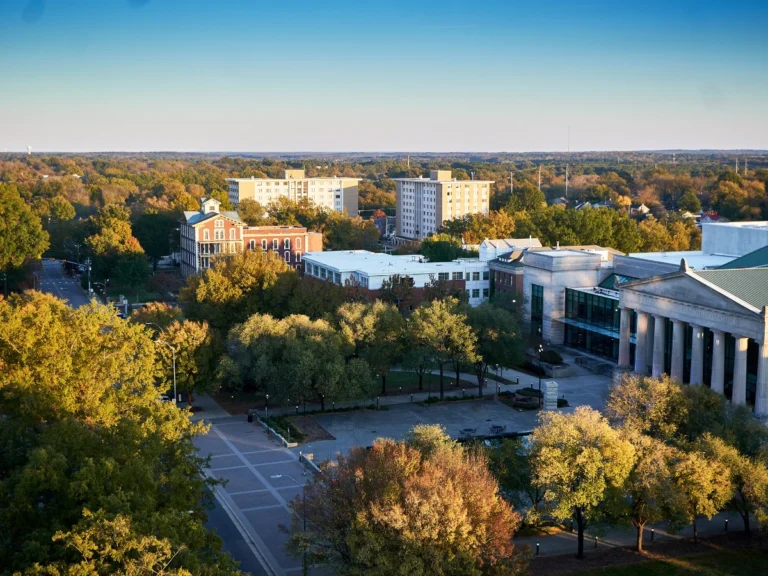 Shaw University in Raleigh, North Carolina, a historic HBCU founded in 1865 that played a significant role in African American education, leadership, and the civil rights movement.